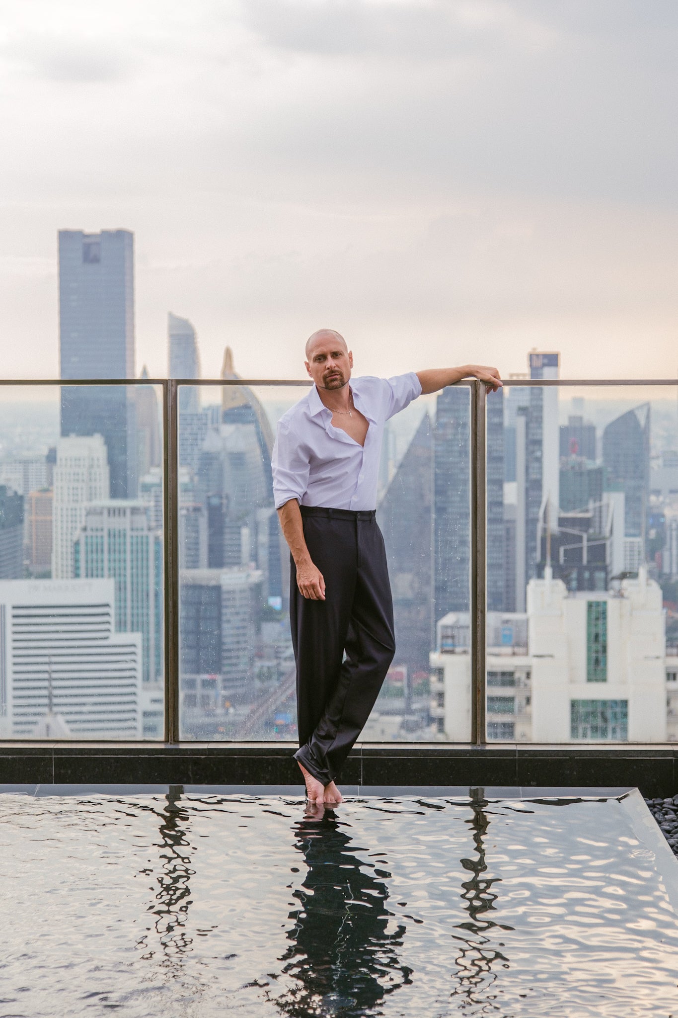 A man in Bangkok